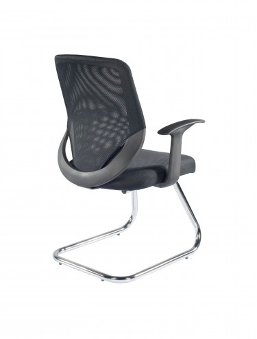 Alphason Atlanta Mesh Visitors Chair AOC9201-V-BLK - enlarged view