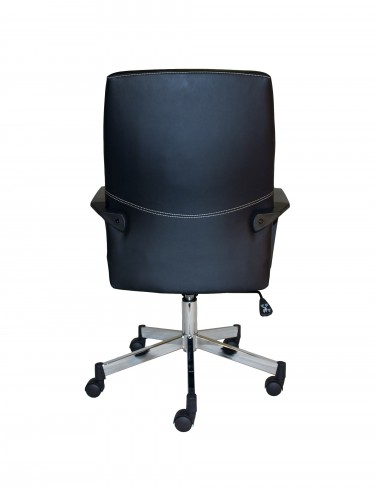 Alphason Brooklyn Faux Leather Office Chair AOC3122-BLK - enlarged view