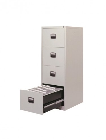 Bisley 4 Drawer Economy Contract Filing Cabinet DCF4 - enlarged view