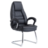 Nobel Leather Faced Executive Visitors Chair