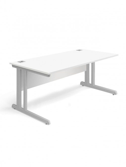 White Office Desk 1200x800mm Aspire Desk ET/SD/1200/WH