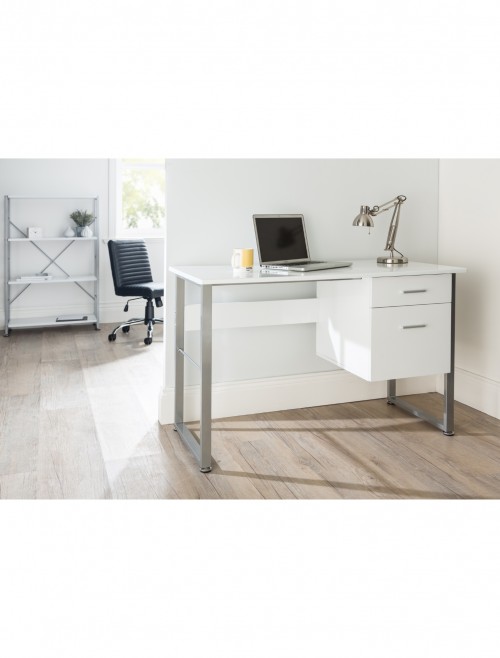 Alphason Cabrini Office Desk AW22226-WH - enlarged view