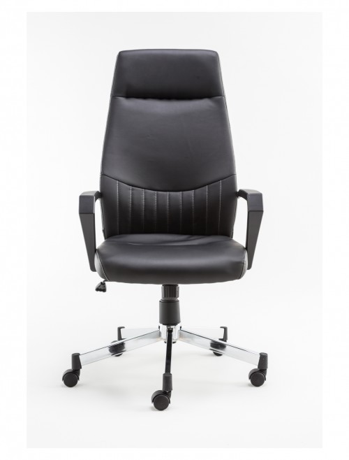 Brooklyn High Back Faux Leather Office Chair Alphason AOC3122HB-BLK - enlarged view