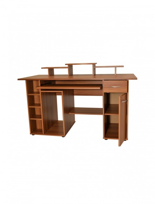 Alphason San Diego Computer Desk AW12004WAL Walnut - enlarged view