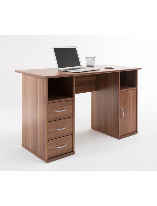 Alphason Maryland Computer Workstation AW12010WAL Walnut - enlarged view