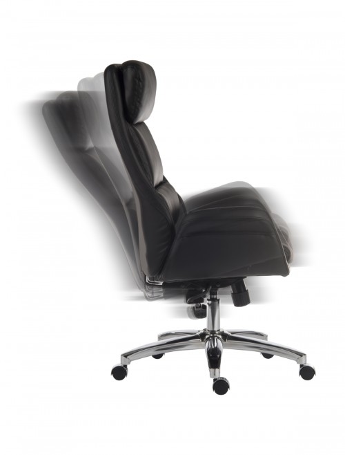 Office Chairs - Teknik Ambassador Executive Reclining Chair 6949BLK - enlarged view