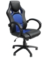 Daytona Gaming Chair in Black and Blue