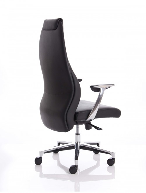 Office Chairs - Mien Black Bonded Leather Executive Office Chair EX000184 - enlarged view