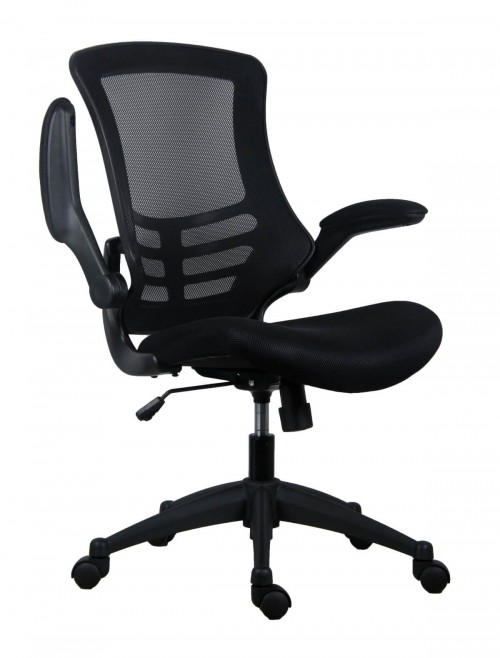 Office Chairs - Marlos Mesh Office Chair in Black CH0790BK - enlarged view