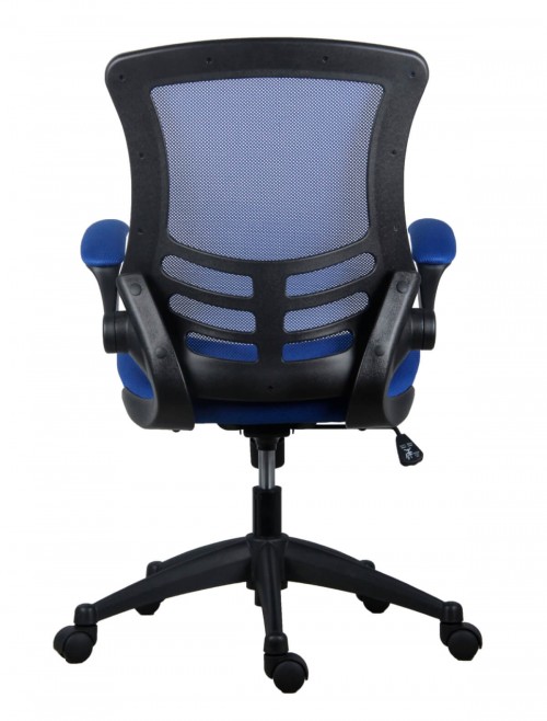 Office Chairs - Marlos Mesh Office Chair in Blue CH0790BL - enlarged view