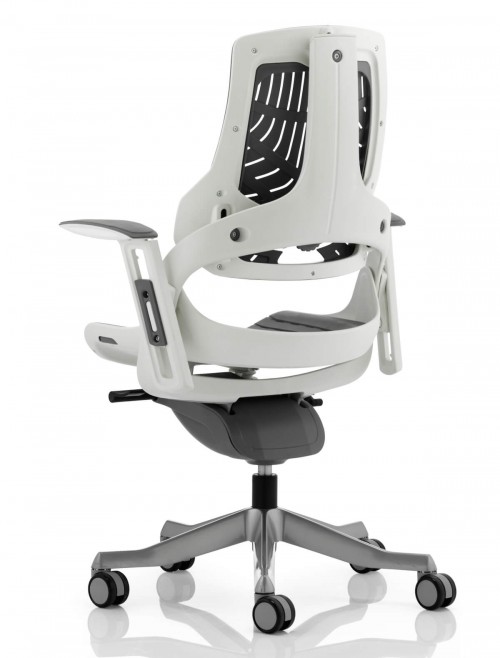 Office Chairs - Zure Grey Executive Elastomer Office Chair EX000112 - enlarged view