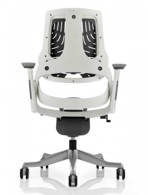 Office Chairs - Zure Grey Executive Elastomer Office Chair EX000112 - enlarged view