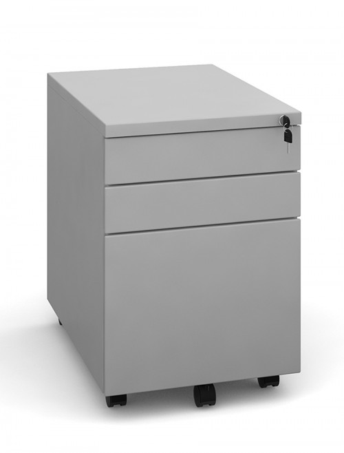 Office Storage - Dams 3 Drawer Mobile Steel Pedestal MP3 - enlarged view