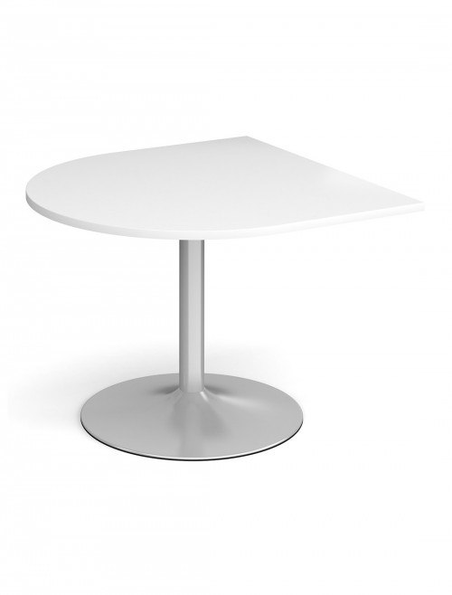 Dams Radial Extension Table with Silver Trumpet Base TB10D-S - enlarged view