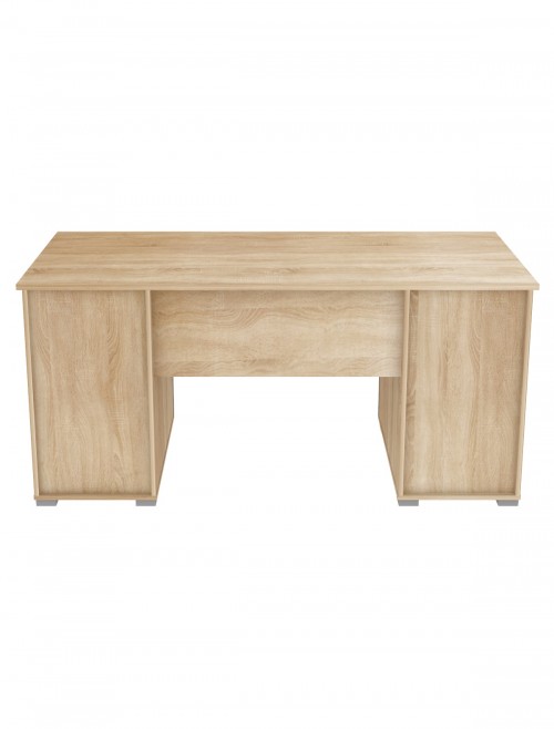 Home Office Desks - Alphason Kentucky Light Oak Desk AW1374LO - enlarged view