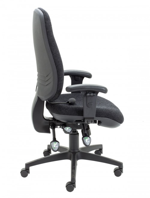 TC Office Concept Maxi Ergo Office Chair CH0808CH in Charcoal - enlarged view