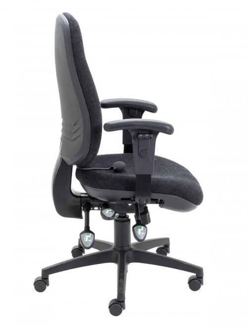 TC Office Concept Maxi Ergo Office Chair CH0808CH in Charcoal - enlarged view