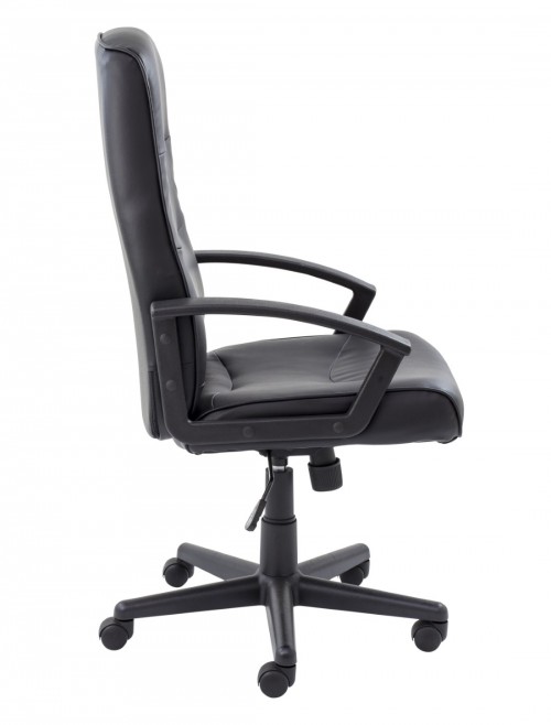 Office Chairs - TC Canasta II Black Office Chair CH0768 - enlarged view