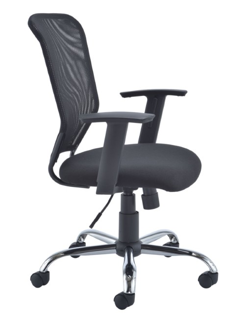 Office Chairs - TC Start Mesh Office Chair in Black CH1743BK - enlarged view