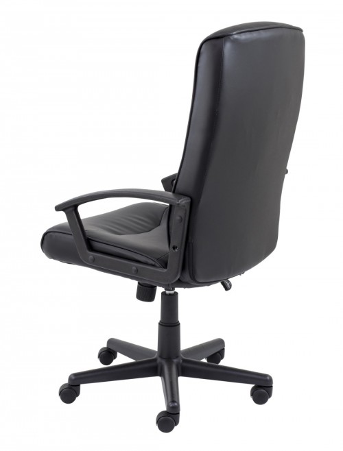 Office Chairs - TC Canasta II Black Office Chair CH0768 - enlarged view