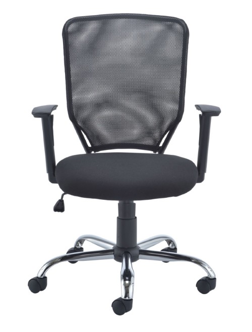 Office Chairs - TC Start Mesh Office Chair in Black CH1743BK - enlarged view