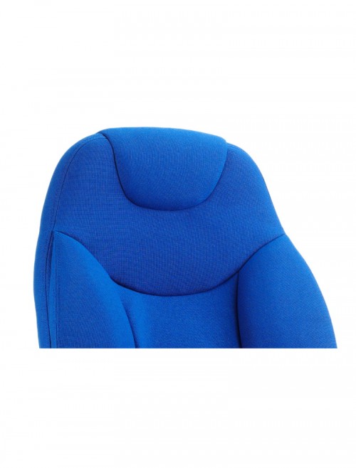 Office Chairs - Galaxy Blue Fabric Operators Chair - enlarged view