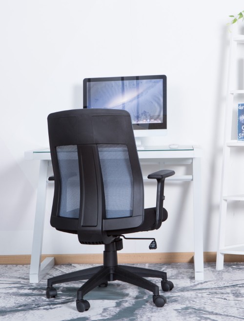 Mesh Office Chair Grey Laguna AOC1705GRY by Alphason - enlarged view