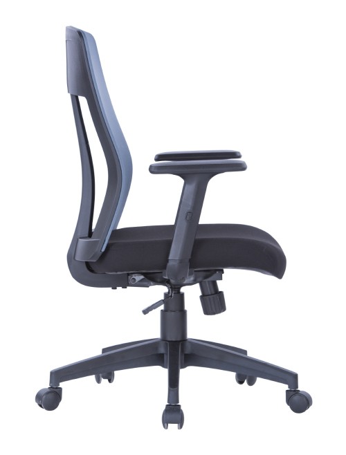 Mesh Office Chair Grey Laguna AOC1705GRY by Alphason - enlarged view