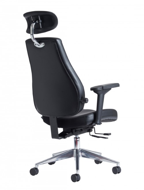 Office Chair Franklin High Back 24 Hour Task Chair FRA400K2 by Dams - enlarged view