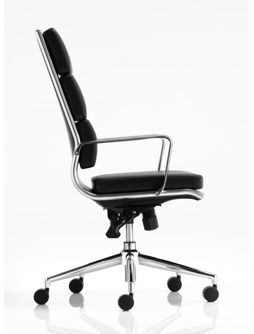 Dynamic Savoy Black High Back Executive Chair - enlarged view