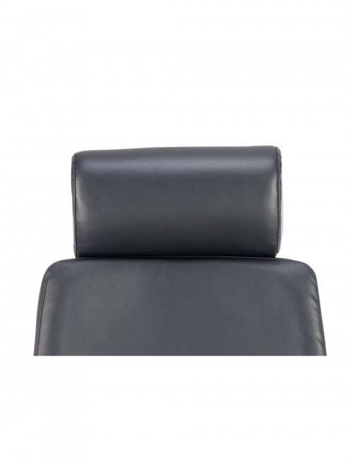 Onyx 24 Hour Leather Office Chair with Headrest OP000098 - enlarged view