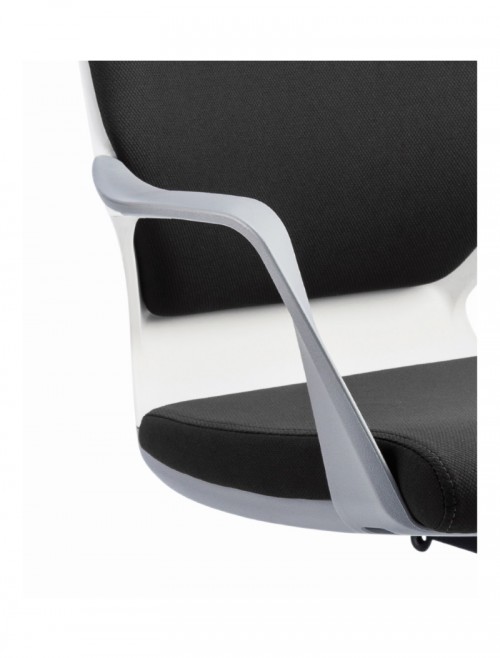 Dynamic Xenon Medium Executive Black Fabric Office Chair - enlarged view