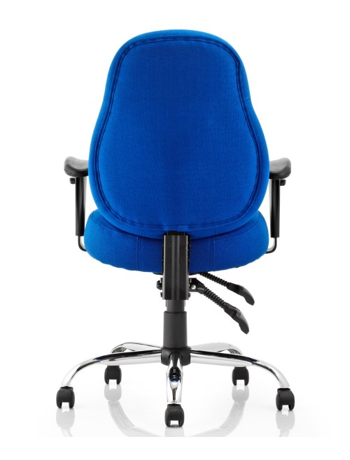 Office Chairs - Dynamic Storm Fabric Operators Chair in Blue - enlarged view