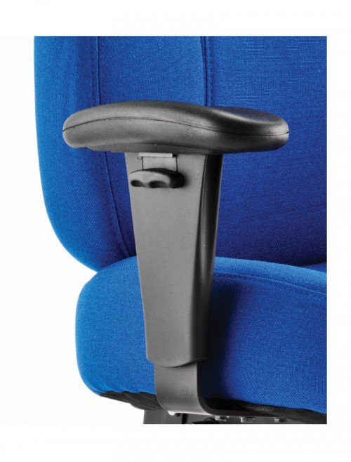 Office Chairs - Dynamic Storm Fabric Operators Chair in Blue - enlarged view