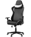 Senna Black and White Gaming Chair