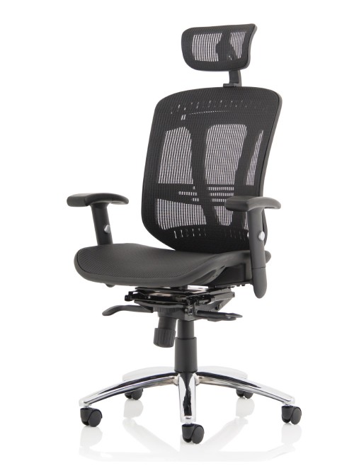 Mirage 2 Executive Mesh Office Chair with Headrest KC0148 - enlarged view