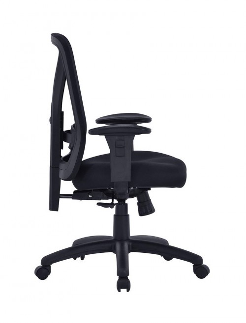 Black Office Chair Fortis Bariatric Fabric Task Chair BCF/K360/BK by Eliza Tinsley - enlarged view