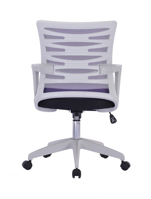 Mesh Office Chair Purple Spyro BCM/K488/WH-PL by Eliza Tinsley - enlarged view