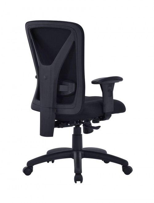 Black Office Chair Fortis Bariatric Fabric Task Chair BCF/K360/BK by Eliza Tinsley - enlarged view