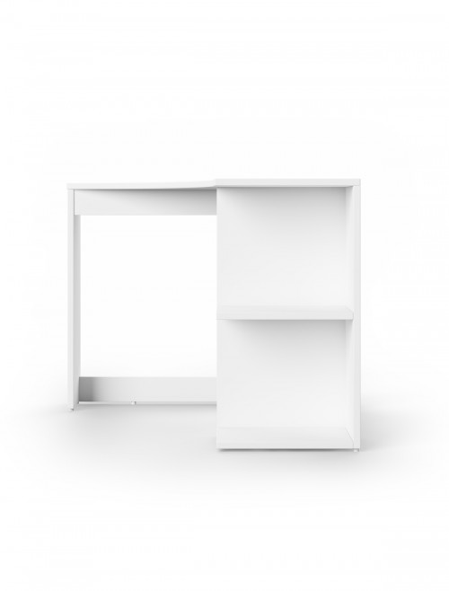 Home Office Desk White Chesil Corner Desk AW3120 by Alphason - enlarged view