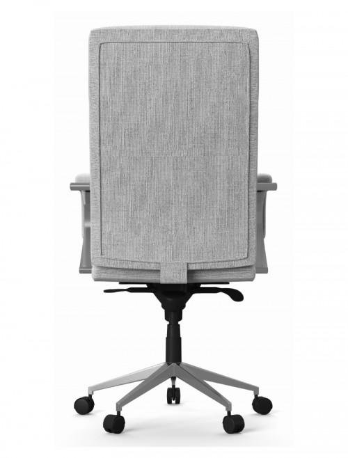 Fabric Office Chair Grey Bedford Computer Chair AOC1580GRY by Alphason - enlarged view