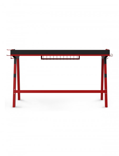 Gaming Desk Fuego Red and Black Home Office Desk AW9230 by Alphason Dorel - enlarged view