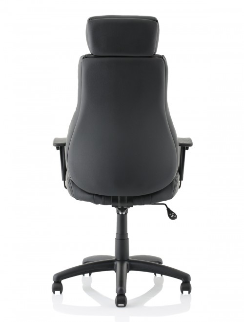 Office Chair Black Windsor Bonded Leather Executive Chair EX000213 by Dynamic - enlarged view