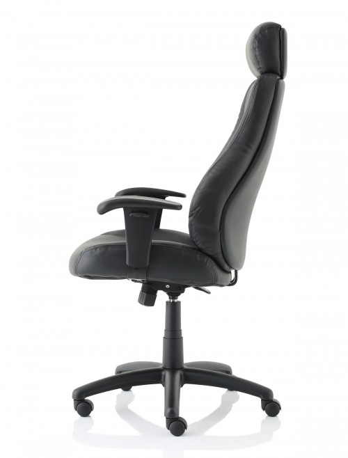 Office Chair Black Windsor Bonded Leather Executive Chair EX000213 by Dynamic - enlarged view