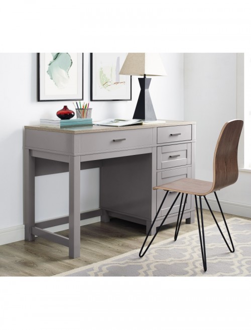 Home Office Desk Grey Carver Lift-Top Computer Desk 9257096COMUK by Dorel