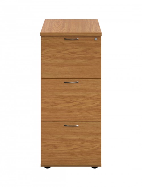 Office Storage Oak Filing Cabinet 3 Drawer TES3FCNO by TC - enlarged view