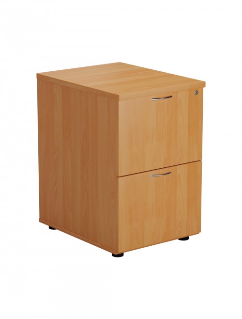 Office Storage Beech Filing Cabinet 2 Drawer TES2FCBE2 by TC - enlarged view