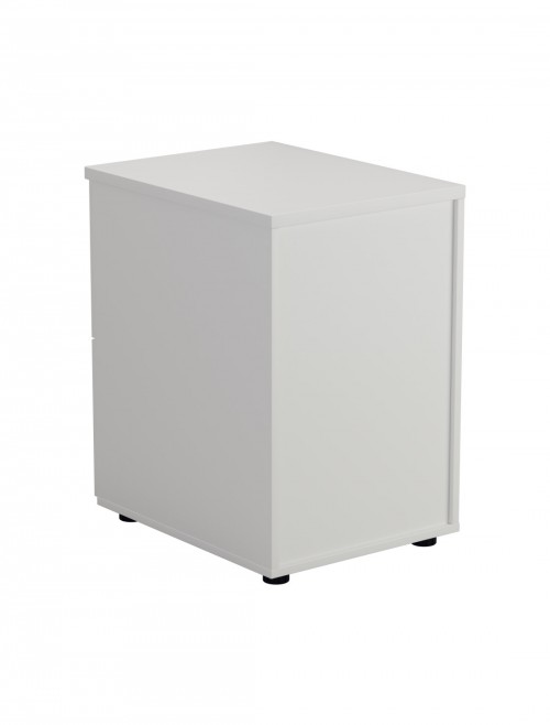 Office Storage White Filing Cabinet 2 Drawer TES2FCWH by TC - enlarged view