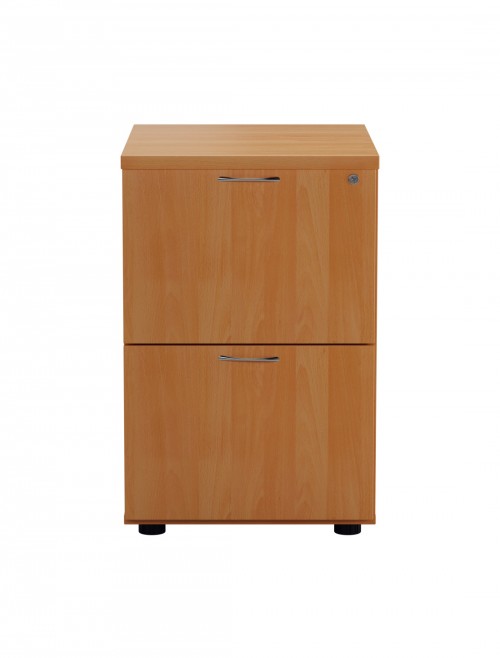 Office Storage Beech Filing Cabinet 2 Drawer TES2FCBE2 by TC - enlarged view