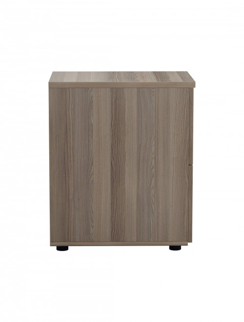 Office Storage Grey Oak Filing Cabinet 2 Drawer TES2FCGO by TC - enlarged view